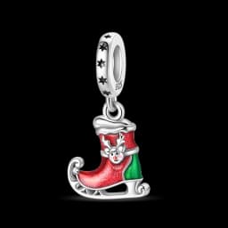 925 Sterling Silver Santa Claus Charms Bead Christmas House Dangle Pendant Fit Bangle Bracelet Necklace DIY Jewelry