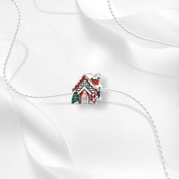 925 Sterling Silver Santa Claus Charms Bead Christmas House Dangle Pendant Fit Bangle Bracelet Necklace DIY Jewelry