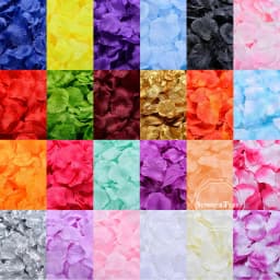 100pcs/pack Silk Rose Petals Table Confetti Artificial Flower Baby Shower Crafts Wedding Supplies Party Venue Decor
