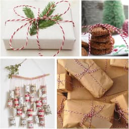 100M/Roll 2mm Red Green White Cotton Rope for Handmade Crafts Christmas DIY Gift Wrap Packaging Baking Twine Ribbons 