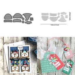Snow Globe Gift tag Metal Cutting Dies Christmas tree Embossing Diecut For DIY Card Making Scrapbooking Crafting Supplies
