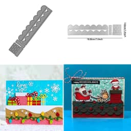 Snow Globe Gift tag Metal Cutting Dies Christmas tree Embossing Diecut For DIY Card Making Scrapbooking Crafting Supplies