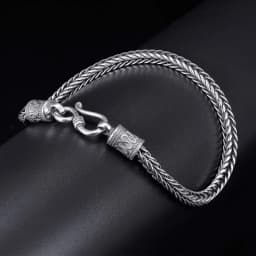 925 Sterling Silver Bracelet Retro Men Classics for Man Woman Fine Jewelry Wedding Noble Chain Party Christmas Gifts Party