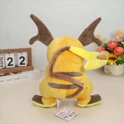Cute Raichu Plush Toys Pikachu Evolution Raichu Soft Stuffed Animal Doll Decoration Plushies Christmas Birthday Gift for Kids