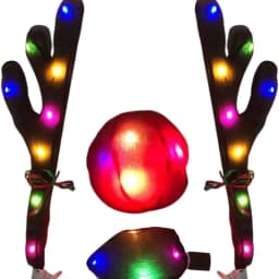 Christmas Car Decoration Antlers Car Antlers Christmas Decoration Christmas Car Decoration Tail Antlers