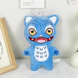 Cute Anime Style Plush Doll Soft Stuffed Toy Fans Collection Kawaii Character Plushie Kids Birthday Christmas Gift