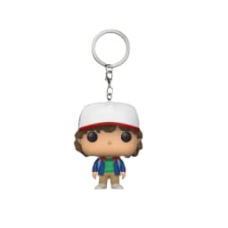 Pocket Keychain Eleven Barb Robin Steve Dustin Vinyl Figure Key Ring Model Toys Christmas Gift