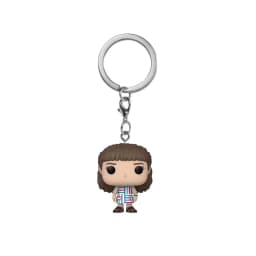 Pocket Keychain Eleven Barb Robin Steve Dustin Vinyl Figure Key Ring Model Toys Christmas Gift