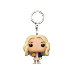 Pocket Keychain Eleven Barb Robin Steve Dustin Vinyl Figure Key Ring Model Toys Christmas Gift