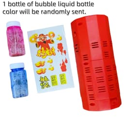 Holiday Party Atmosphere Props Fireworks Colorful Bubble Machine Christmas Halloween New Year Gifts