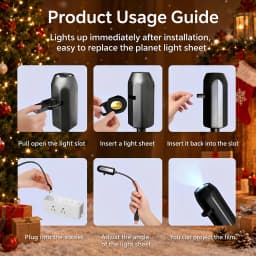 LED Projection Light,Cat,Sun,Eye of Life,Scepter Atmosphere Light Tarot cards Halloween Projection Light Christmas decorations