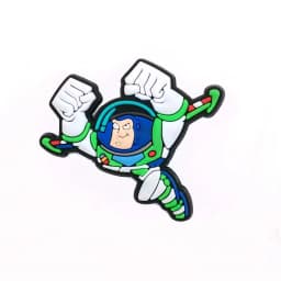 MESUCA 20pcs Buzz Lightyear Shoe Charms for Clogs Bubble Slides Sandals PVC Shoe Decorations Accessories for Christmas Gift@