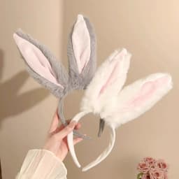 Christmas Rabbit Long Ear Headband for Women: Cosplay Bunny Girl Cute and Funny Headband Accessory