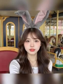 Christmas Rabbit Long Ear Headband for Women: Cosplay Bunny Girl Cute and Funny Headband Accessory