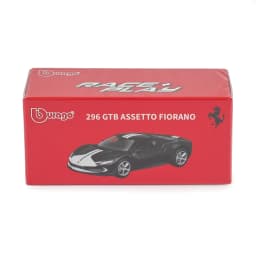 Bburago 1:64 FERRARI 296 GTB ASSETTO FIORANO Purosangue car model series children's Christmas boy gift toys