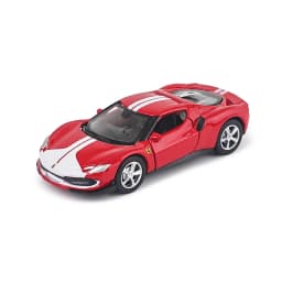Bburago 1:64 FERRARI 296 GTB ASSETTO FIORANO Purosangue car model series children's Christmas boy gift toys
