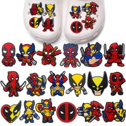 9-28Pcs Hot Toys Cartoon Series Shoe Charms For Slides Clog Sandals Shoes Decorations Accessories For Christmas Birthday Gifts