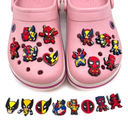 9-28Pcs Hot Toys Cartoon Series Shoe Charms For Slides Clog Sandals Shoes Decorations Accessories For Christmas Birthday Gifts