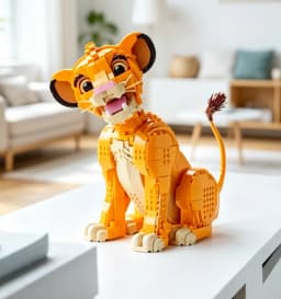 2026 New Arrival The Lion King Simba baby lions Decoration Building Block Series Adult Christmas gifts