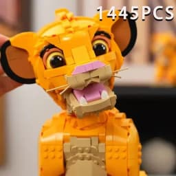 2026 New Arrival The Lion King Simba baby lions Decoration Building Block Series Adult Christmas gifts