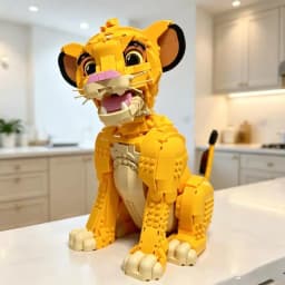 2026 New Arrival The Lion King Simba baby lions Decoration Building Block Series Adult Christmas gifts