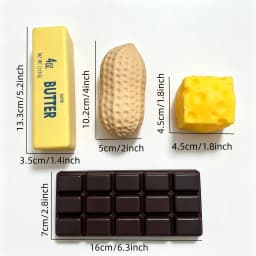 Simulation Chocolate/Peanut/Cheese/Butter Stick Squeezing Toy,Simulation Food Toy, Birthday Gift, Christmas,Halloween Present