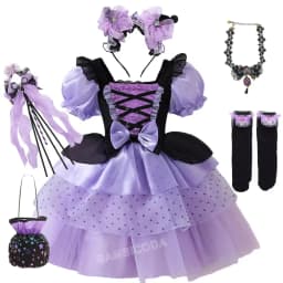 2026 Gothic Lolita Dress Japanese Halloween Christmas Little Witch Cosplay Ruffles Bow Princess Party Dresses Costume