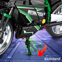 Motorcycle Building Blocks Set, Racing Superbike Model, DIY Assembly Collectible Moto Toy, Christmas Gift