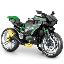 Motorcycle Building Blocks Set, Racing Superbike Model, DIY Assembly Collectible Moto Toy, Christmas Gift