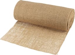 Natural Burlap Jute Sack Linen Cloth Fabric For DIY Hand Work Storage Bags Christmas Home Decoration