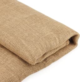Natural Burlap Jute Sack Linen Cloth Fabric For DIY Hand Work Storage Bags Christmas Home Decoration