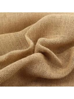 Natural Burlap Jute Sack Linen Cloth Fabric For DIY Hand Work Storage Bags Christmas Home Decoration