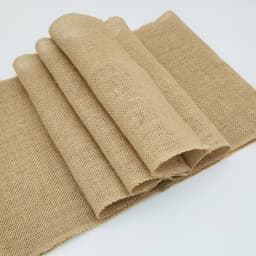 Natural Burlap Jute Sack Linen Cloth Fabric For DIY Hand Work Storage Bags Christmas Home Decoration