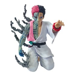 In Stock 14cm Anime Demon Slayer Akaza Hakuji Figure Model Desktop Ornament Toy Collectible pvc Model Birthday Christmas Gift