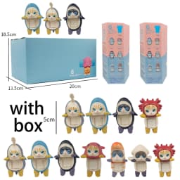 2026Best seller Shark Cat Blind Box Mini Figure Party Series Blind Box Trendy Play Decoration Creative Birthday Christmas Gifts