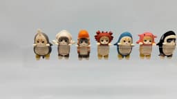 2026Best seller Shark Cat Blind Box Mini Figure Party Series Blind Box Trendy Play Decoration Creative Birthday Christmas Gifts