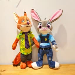 30CM Trending Zootopia 2 Character Rabbit Judy Hopps Fox Nick Wilde Cartoon Soft Cute Plush Toy Doll Birthday Christmas Gift