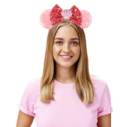 Disney Mermaid Mickey Mouse Ears Headband Christmas Party Hairwear Princess Cosplay Adult/Child Hairs Accessories Birthday Gifts