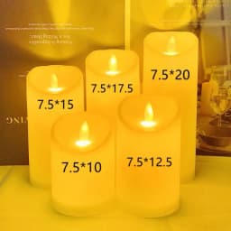 1~10PCS Swing LED Candles Flameless Flickering Light Flameless Candle for Christmas Wedding Decor Birthday Party Supplie 