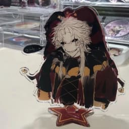Game The Freak Circus Pierrot Cosplay Standing Plate Acrylic Stand Figure Desktop Decoration Christmas Carnival Prop