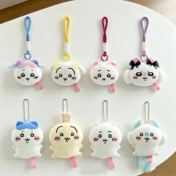 Hot Anime Genuine Chiikawa Hachiware Usagi Plush Dolls Keychains Small Pendant Bag Hangings Christmas Birthday Gifts