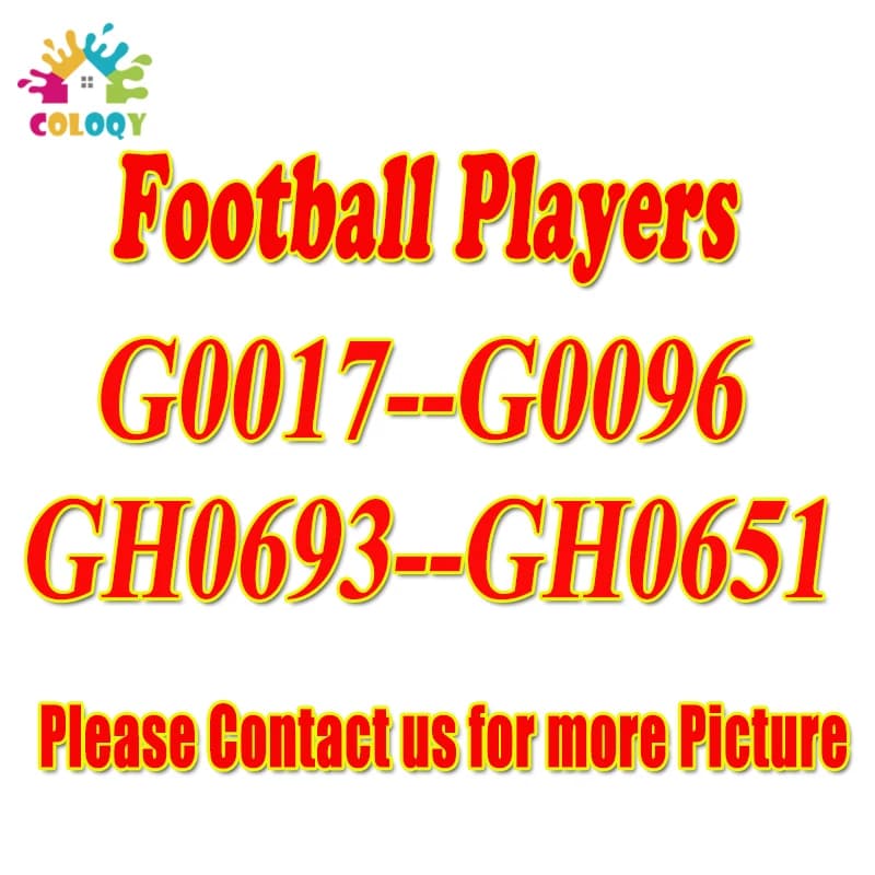 Kids Toys Sport Building Blocks Football Player Mini Action Figures Toys For Kids Christmas Gifts