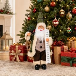 New Santa Claus Standing Figurine Christmas Decoration Window Display Ornament