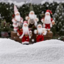 New Santa Claus Standing Figurine Christmas Decoration Window Display Ornament