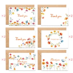 12 Cards with Envelopes, Suitable for Birthdays, Christmas, Friendship Day, Congratulations, Business,And Employee Appreciation