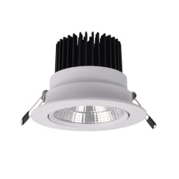 COB LED Downlight Spot Light 3W 5W 7W 10W Dimmable 220V Black Silver White Finish