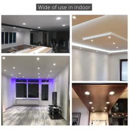 COB LED Downlight Spot Light 3W 5W 7W 10W Dimmable 220V Black Silver White Finish