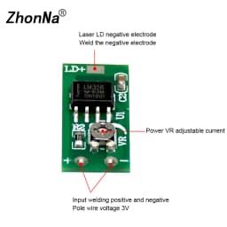 Laser Module PCB Laser Driver Circuit Board 3-5V Input Red/Green/Blue Universal Lamp  Constant Current Voltage Can Be Customized