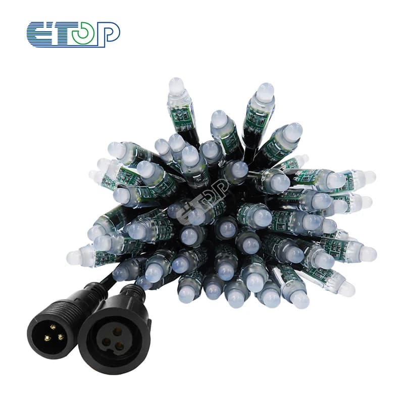 100pcs 12MM WS2811 Led String Light Smart Pixel Module DC 5V 12v IP68 Waterproof WS2811IC Digital LED Christmas Light 50pcs