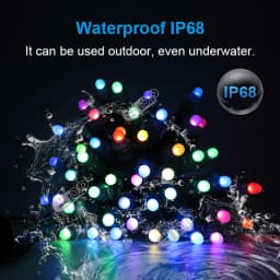 100pcs 12MM WS2811 Led String Light Smart Pixel Module DC 5V 12v IP68 Waterproof WS2811IC Digital LED Christmas Light 50pcs